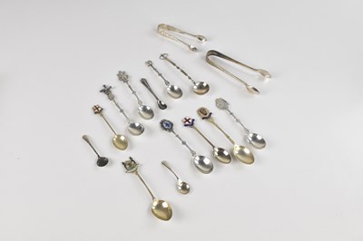 Lot 283 - A collection of hallmarked silver and 835...