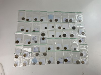 Lot 218 - A collection of mixed coins including a 1957...