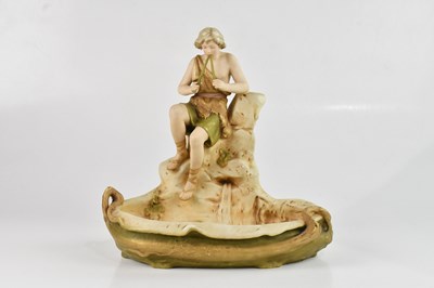 Lot 1385 - ROYAL DUX; a large and impressive Art Nouveau...