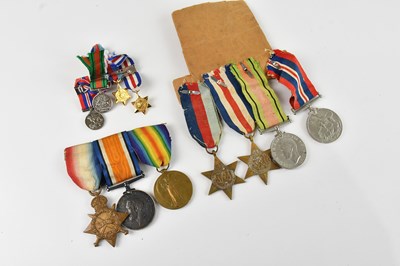 Lot 566 - Three WWI medals comprising 1914/15 Star,...