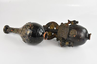 Lot 248 - An unusual 19th century vessel with relief...