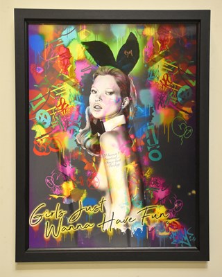 Lot 1642 - DAN PEARCE; hologram, 'Girls Just Wanna Have...
