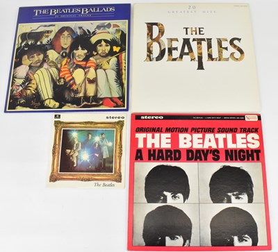 Lot 436 - THE BEATLES; four records comprising 'The...