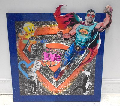 Lot 1640 - DIEDERIK VAN APPLE; mixed media, 'We All Need...