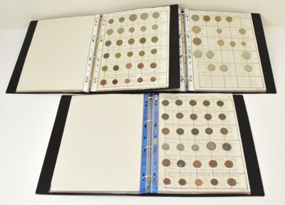 Lot 1612 - Three albums of mostly UK Elizabeth II period...