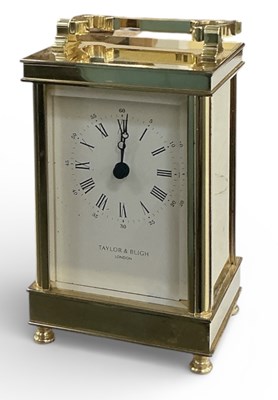 Lot 122 - TAYLOR & BLIGH OF LONDON; a modern brass cased...