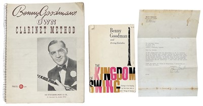 Lot 454 - BENNY GOODMAN; a signed letter to a Mr...