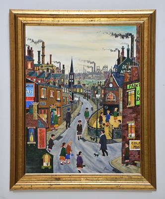 Lot 189 - ALLEN TORTICE (born 1948); oil on canvas,...