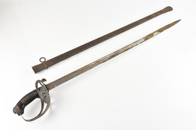 Lot 477 - A Prussian 1889 cavalry sword, the blade...