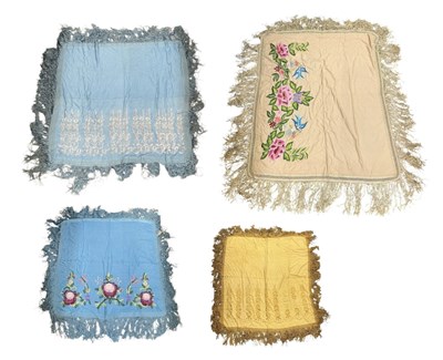 Lot 425 - ARTE ANTHROPOLOGIA; four handmade silk...