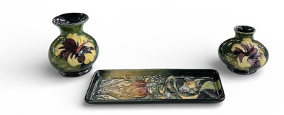 Lot 597 - RACHEL BISHOP FOR MOORCROFT; a 'Lamia' pattern...