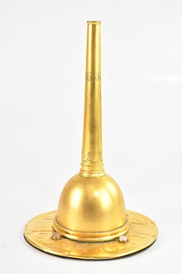 Lot 147 - An Arts and Crafts style gilt metal table lamp...