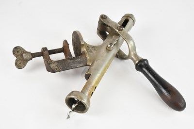 Lot 1392 - THE DON; a vintage silvered metal bar corkscrew.