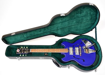 Lot 472 - TEISCO DEL RAY; a hollow body electric guitar,...