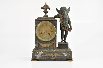 Lot 1275 - An early 20th century bronzed spelter figural...