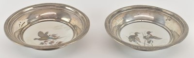 Lot 1065 - FRANK M WHITING; a modern white metal mounted...