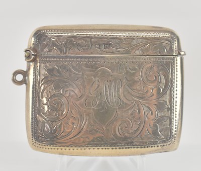 Lot 1108 - W J WYATT & CO; a George V hallmarked silver...