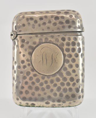 Lot 1113 - A late Victorian hallmarked silver vesta case,...