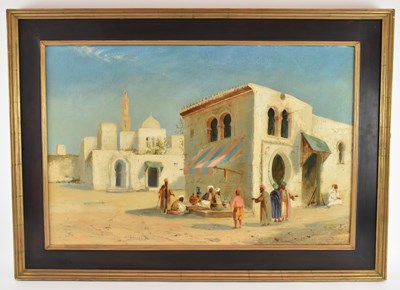 Lot 156 - UNATTRIBUTED; an early 20th century oil on...