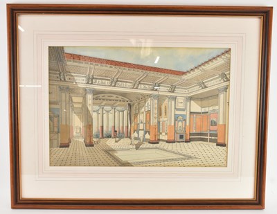 Lot 206 - A late 19th/early 20th century hand coloured...