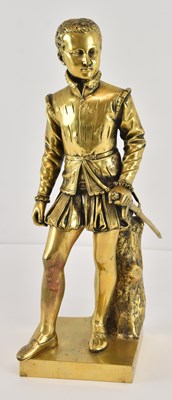 Lot 697 - A good 19th century ormolu standing figure of...