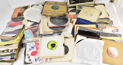 Lot 370 - Over one hundred 45rpm singles to include The...
