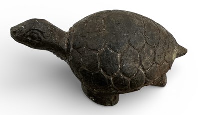 Lot 506 - A Chinese Ming dynasty bronze scroll weight...