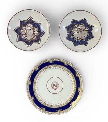 Lot 626 - A pair of Russian Hermitage porcelain plates,...
