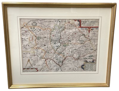 Lot 286 - JOHN SPEED; a 17th/18th century map of...