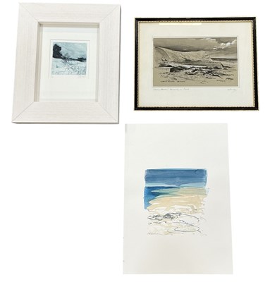 Lot 263 - HELEN GLASSFORD; watercolour, 'Liberty 2', 14...