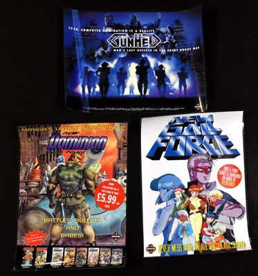 Lot 2152 - MANGA; three laminated posters including 'New...