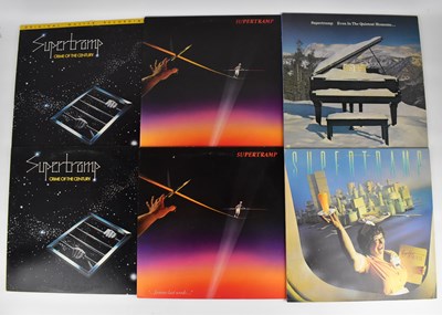 Lot 415 - SUPERTRAMP; seven albums comprising 'Crime of...