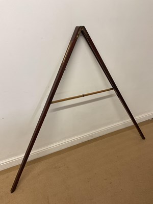 Lot 24 - A rare mid 19th century mahogany Denton's...