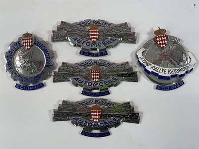 Lot 120 - MONTE CARLO RALLY 25TH ANNIVERSARY; an enamel...