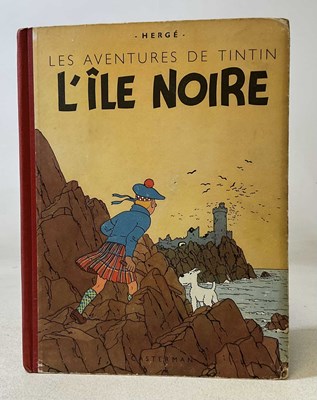 Lot 376 - HERGE; Les Adventures de Tintin L'ile Noire,...