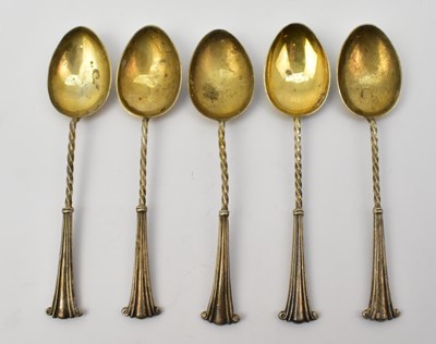Lot 1138 - WILLIAM DEVENPORT; five Edwardian hallmarked...