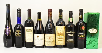 Lot 2529 - MIXED ALCOHOL; nine bottles of various alcohol...