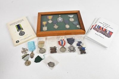 Lot 564A - MILITARY TEMPERANCE; a collection of medals,...
