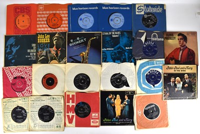 Lot 257 - A mixed lot of singles and EPs, many Blues...