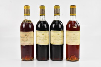 Lot 2517 - DESSERT WINE; four bottles comprising two...