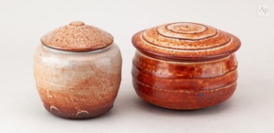 Lot 522 - PHIL ROGERS (1951-2020); a stoneware pot and...