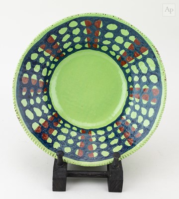 Lot 242 - HYLTON NEL (born 1941); a tin glazed...