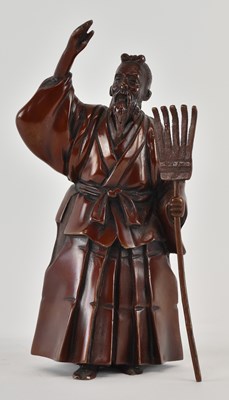 Lot 1049 - A late 19th century Japanese Meiji period...