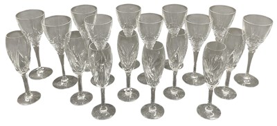 Lot 666 - EDINBURGH CRYSTAL; a set of ten cut crystal...