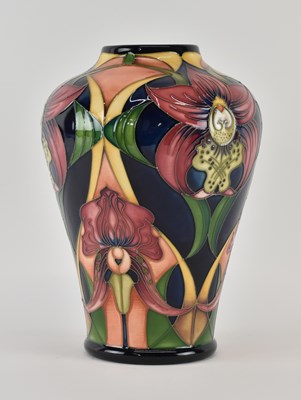 Lot 584 - RACHEL BISHOP FOR MOORCROFT; a trial ovoid...