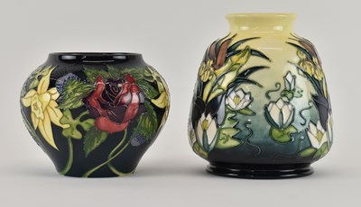 Lot 593 - NICOLA SLANEY FOR MOORCROFT; a small globular...