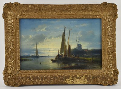 Lot 142 - ABRAHAM HULK SNR (Dutch, 1813-1897); oil on...