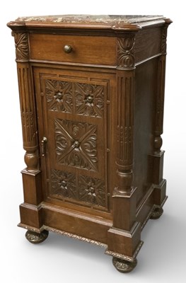 Lot 62 - A late 19th/early 20th century French mahogany...
