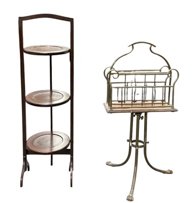 Lot 66 - An early 20th century brass Edwardian...