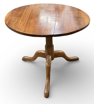 Lot 78 - An unusual late 19th century cherrywood tripod...